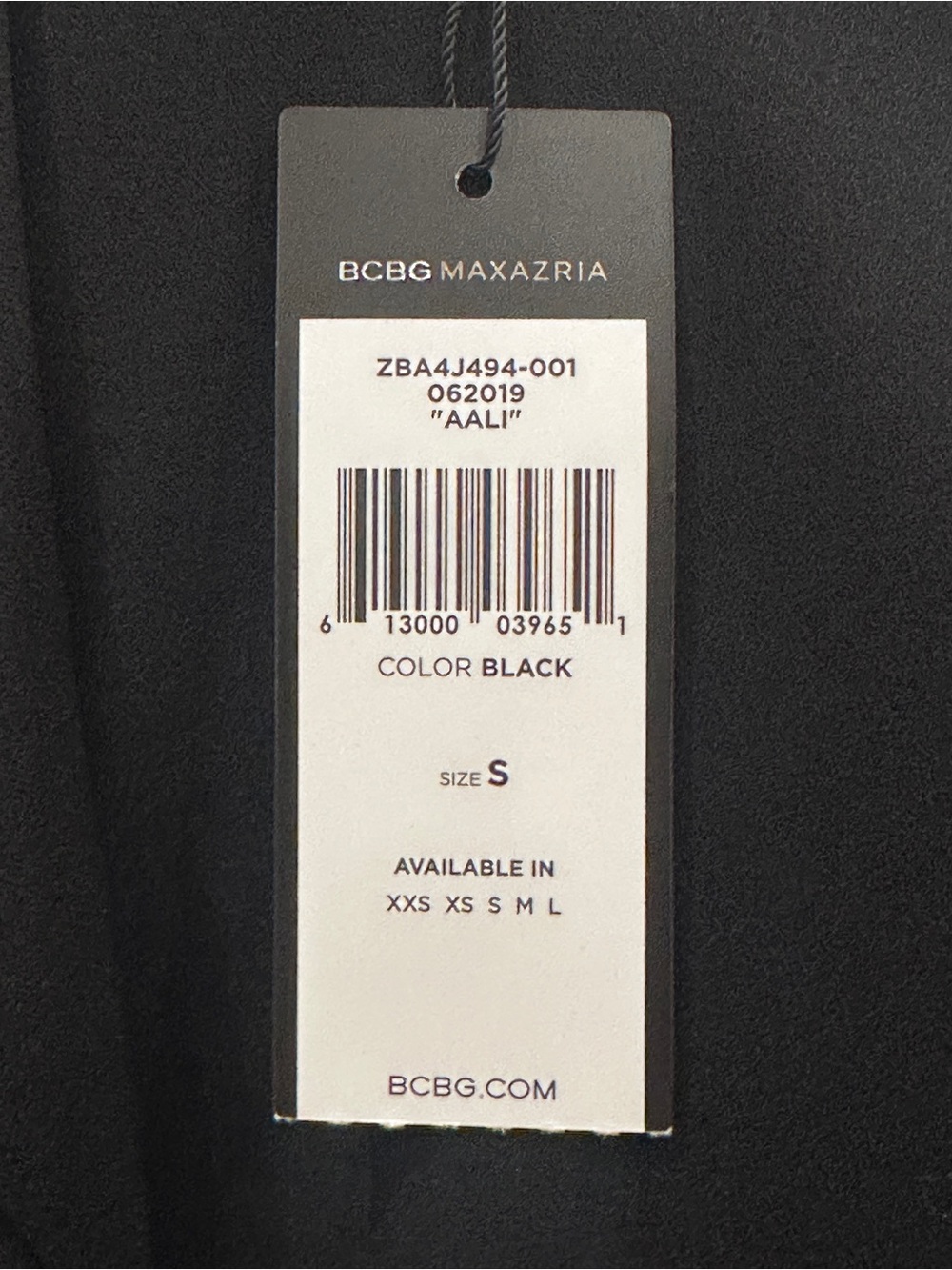 BCBGMaxAzria Black Sleeveless Longline Vest - Picture 3 of 5